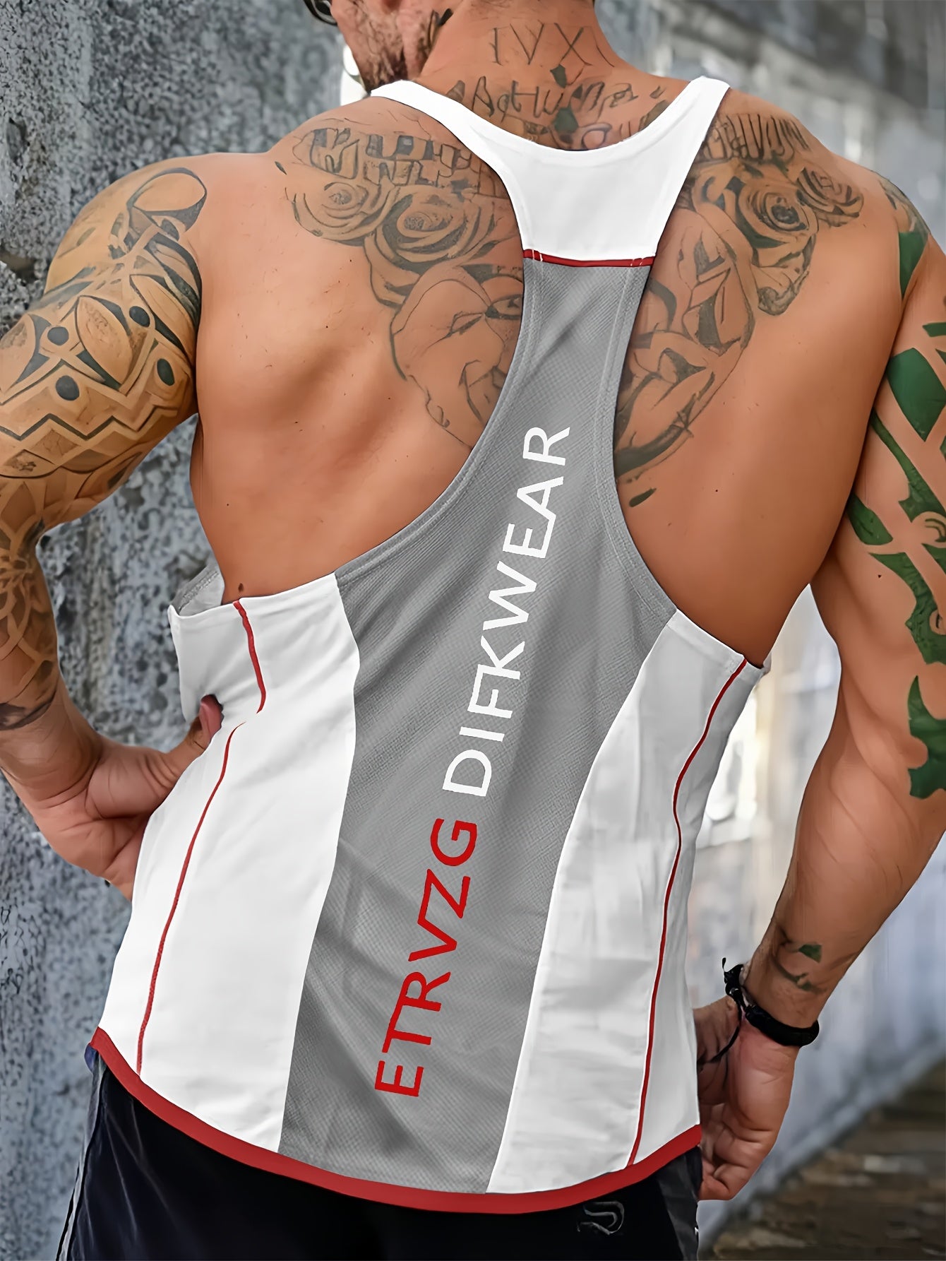 2pcs Men's Quick-Dry Athletic Set - Gym & Training Outfit with Sleeveless Vest & Matching Shorts, Breathable Workout Clothes in White/Black/Red/Gray/ - Strap Waistband, Lightweight for Swimming, Running, Weightlifting - Ideal