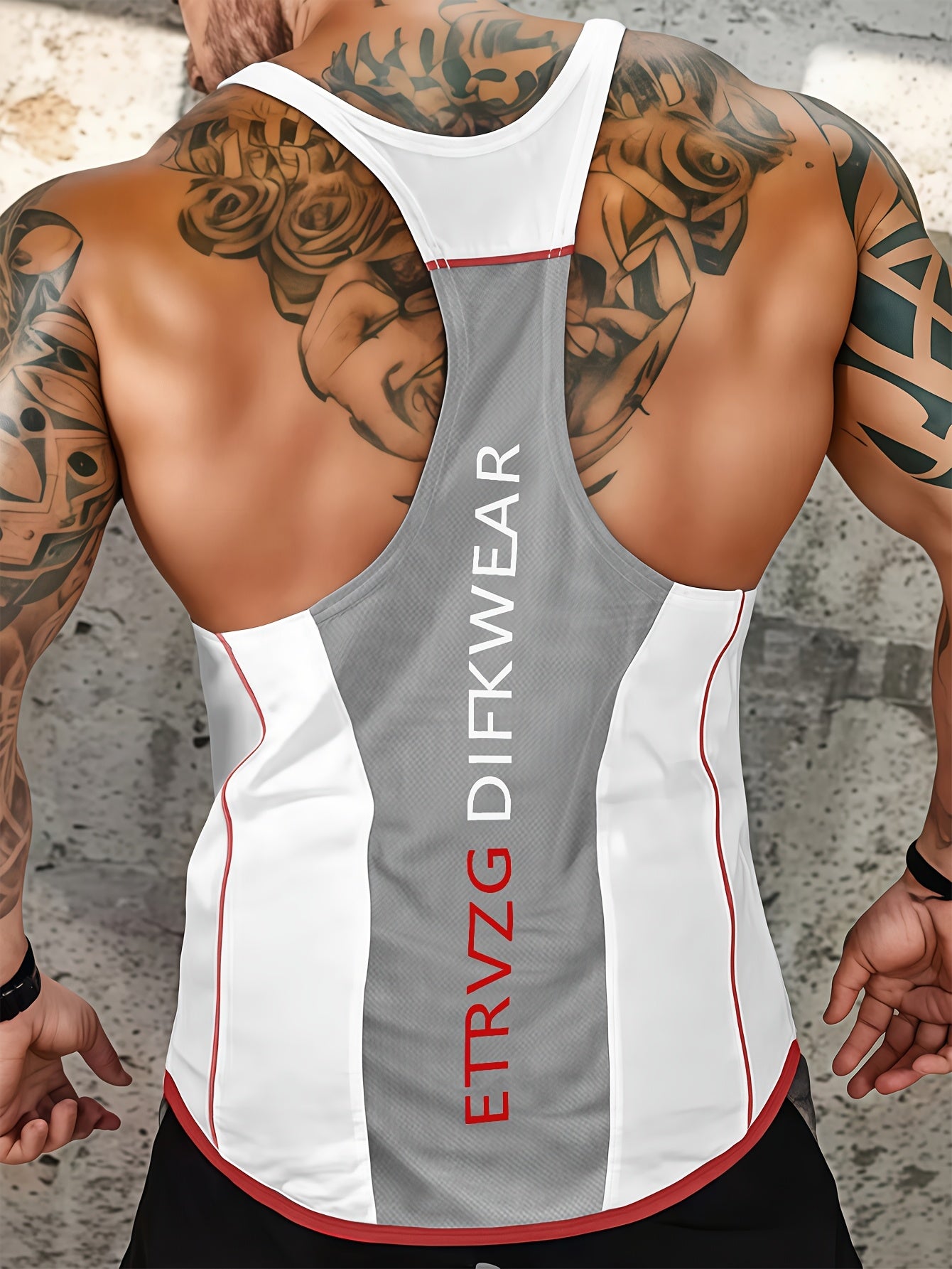 3pcs Men's Slim Fit Sleeveless Tank Tops - Breathable Summer Workout Shirts with Bold Letter Print, Lightweight Moisture-Wicking Athletic Tops for Gym, Training & Casual Wear, Gym Shirts, Gym Wear, Sporty Look, Stretchy Fabri