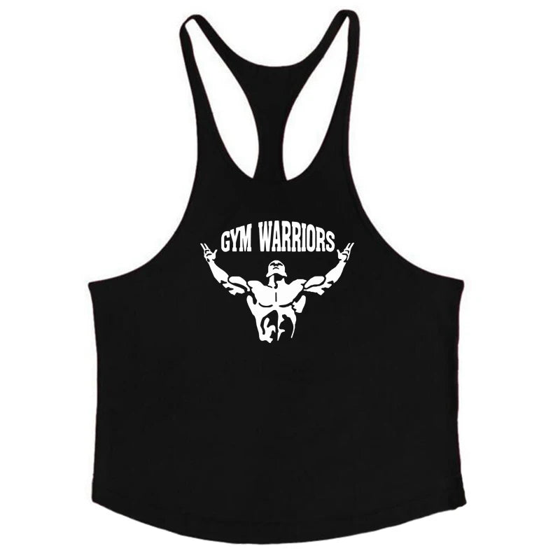 Muscleguys Brand Gym Clothing Fitness Stringer Tank Top Men Y Back Bodybuilding Shirt Summer Cotton Loose Vests Muscle Singlets