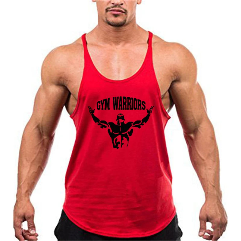 Muscleguys Brand Gym Clothing Fitness Stringer Tank Top Men Y Back Bodybuilding Shirt Summer Cotton Loose Vests Muscle Singlets