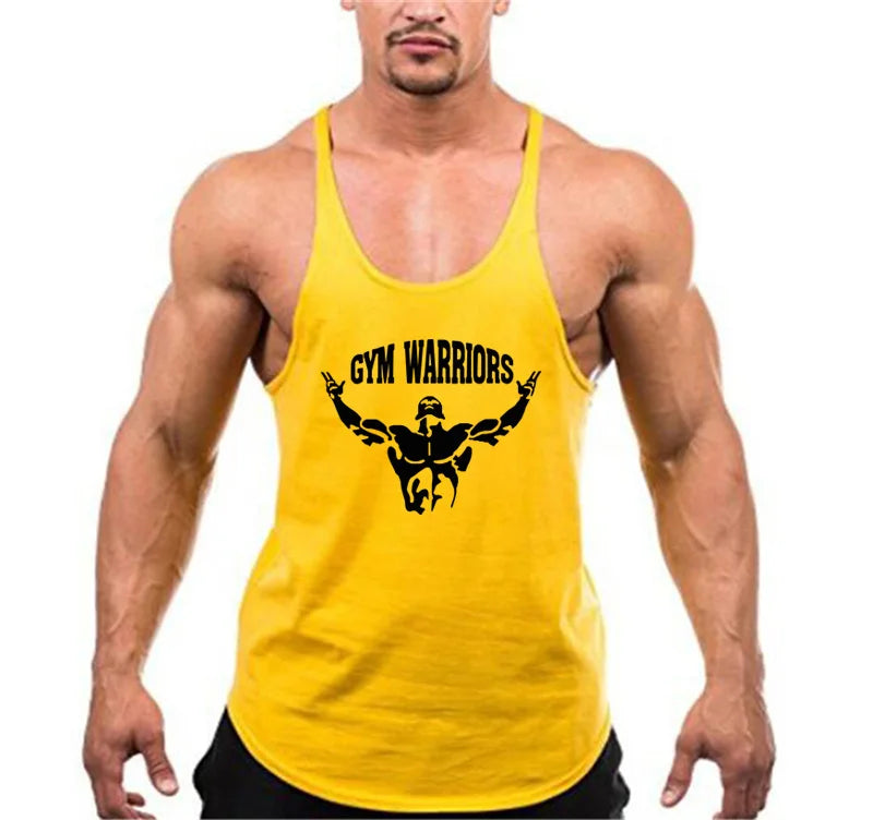 Muscleguys Brand Gym Clothing Fitness Stringer Tank Top Men Y Back Bodybuilding Shirt Summer Cotton Loose Vests Muscle Singlets