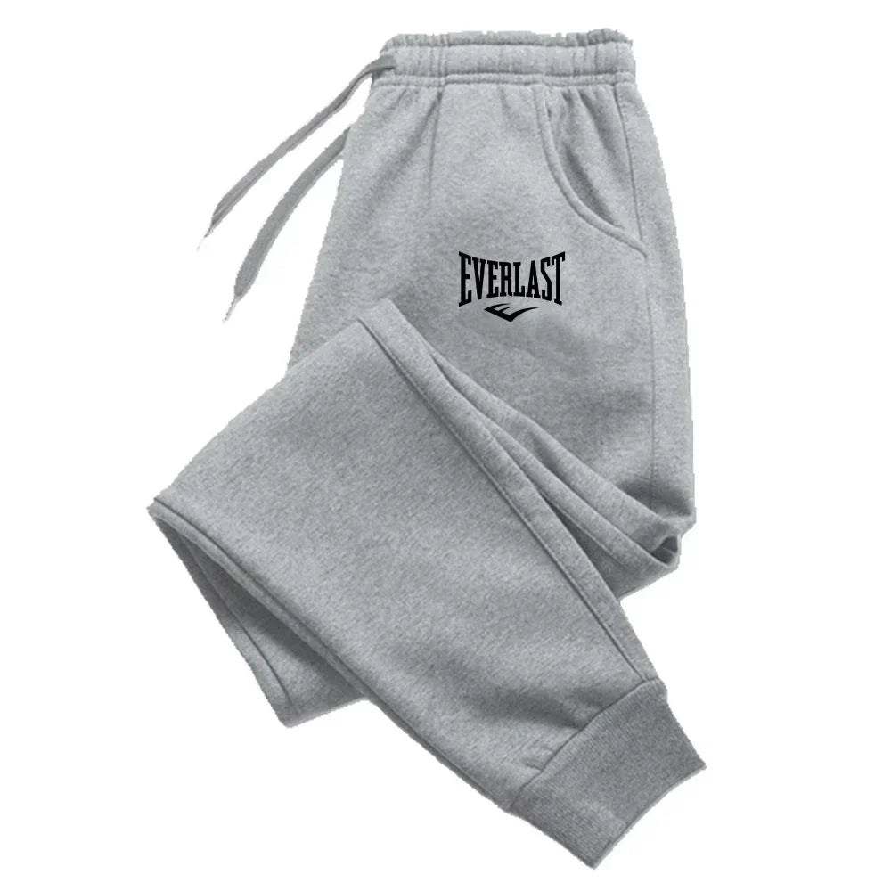 New Printed Pants EVERLAST Men Women Running Pants Joggers Sweatpant Sport Casual Trousers Fitness Gym Breathable Pants